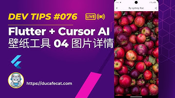 Cursor 写 Flutter Unsplash 壁纸工具 - 04 图片详情 | flutter教程