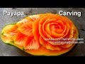 Papaya Carving Design 2,แกะสลัก มะละกอ แบบที่2,Lessons 15 for Advance