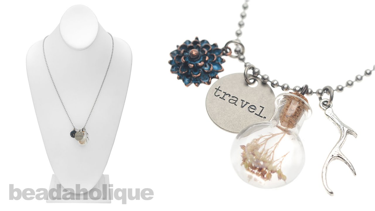 How to Make the Found Objects Necklace - YouTube