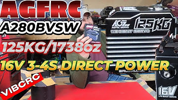 SCX6 125KG SERVO UPGRADE AGFRC A280BVSW