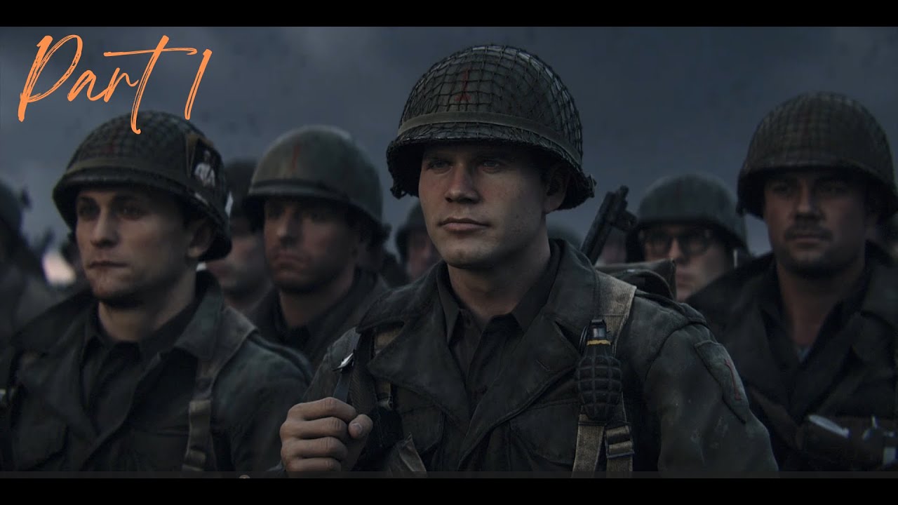Call of Duty World War 2 - Gameplay Walkthrough on PC - Mission Campaign - Part 1