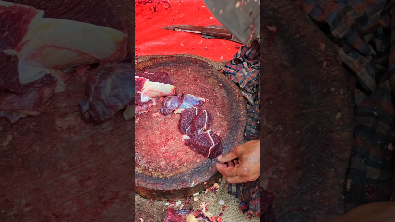 Original deshi red meat cutting | Special size beef cutting |