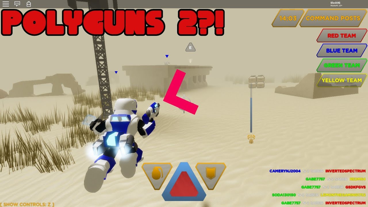 Is This Polyguns 2 Roblox Overheat Full Playthrough Youtube - trying out in first person roblox polyguns youtube