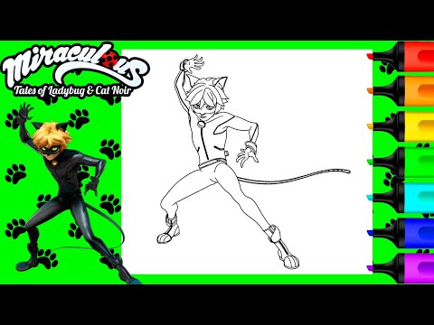 coloring-cat-noir-miraculous-ladybug-|-art-and-coloring-fun