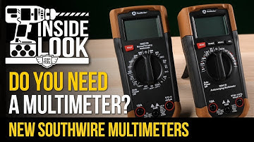 Inside Look: New Southwire AC/DC CAT III 600V Digital Multimeters 10031S & 10041N
