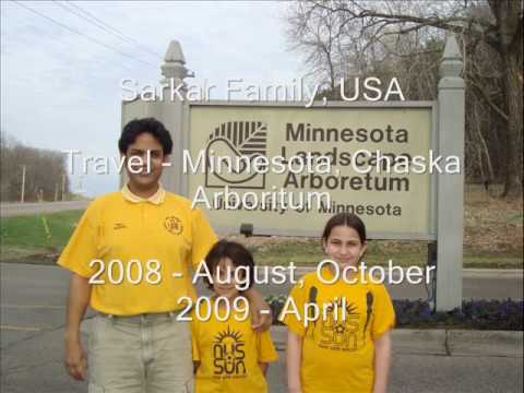 Sarkar Family, USA Travel Minnesota Chaska Arboritum 2008 Aug Oct 2009 Apr