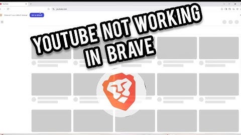 BRAVE BROWSER || YOUTUBE NOT WORKING OR NOT OPENING || 💯 problem solved