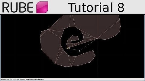 RUBE editor tutorial 8/18 - Editing vertices