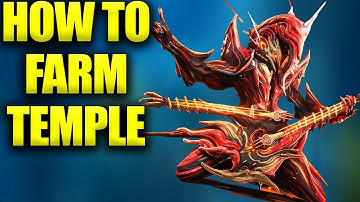 How To Farm Temple FAST In Warframe! Brand New Music Guitar Warframe!