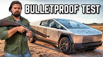 Testing How Bulletproof the Cybertruck REALLY Is