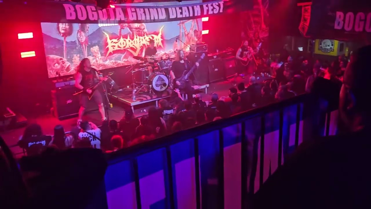 Tomasz Pilasiewicz with Gorgasm at the Bogota Death Grind Fest 5/3/25
