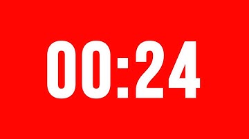 24 Second Timer With Alarm Without Music