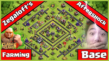 ✅Clash Of Clans: New Update TH9 Farming Dark Elixir Base 2019 BEST Update - Aftershock + Replays SoC