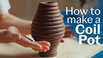 DIY Minimalistic Coil Pot Making Tutorial: Simple Guide to Hand-Built Pottery 🌷🏺🖐