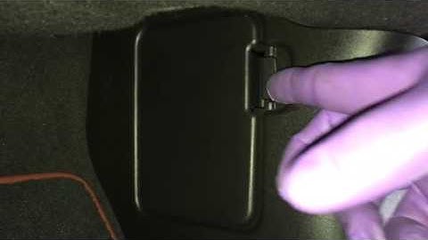 2009 Jaguar XF How to jump start or get power to open the trunk.