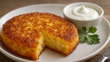 “Best Way to Use Leftover Mashed Potatoes! Crispy and Quick Potato Pancakes”