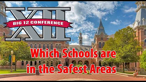 Big 12 Universities Which ones are in Safe/Not so Safe Areas