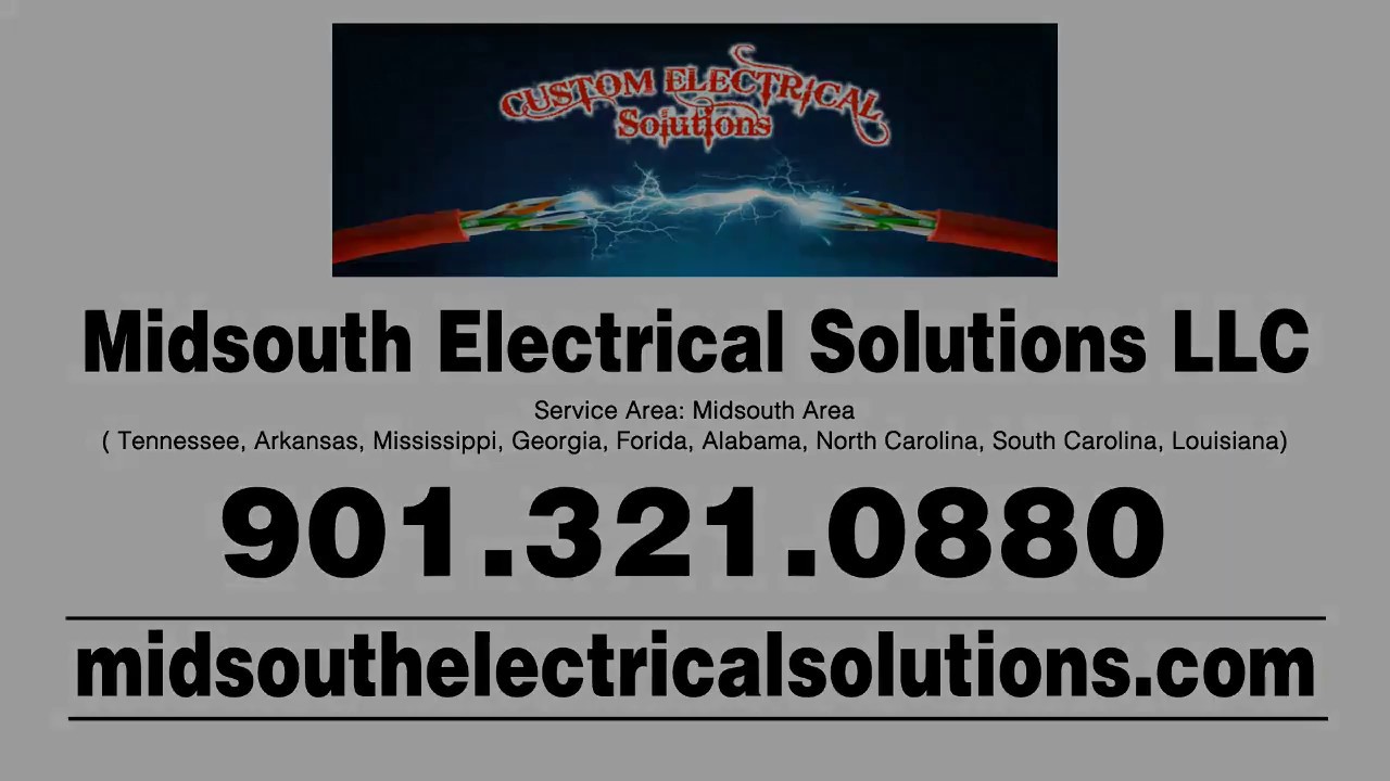 Electrician Memphis Southaven Electrician Midsouth Electrical Solutions YouTube