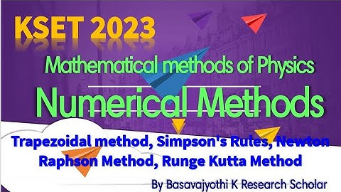 KSET -2023, Numerical Methods with PYQs