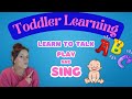 Toddler  baby learning with miss katie  learn to talk play  nursery rhymes