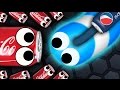 Slither.io - 500 COCA COLA SNAKES vs. 1 PEPSI SNAKE // Slitherio Gameplay! (Slitherio Funny Moments)