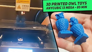 3D PRINTED OWLS Timelapse on AnyCubic I3 MEGA 3D Printer - 3d Prints 3D Models
