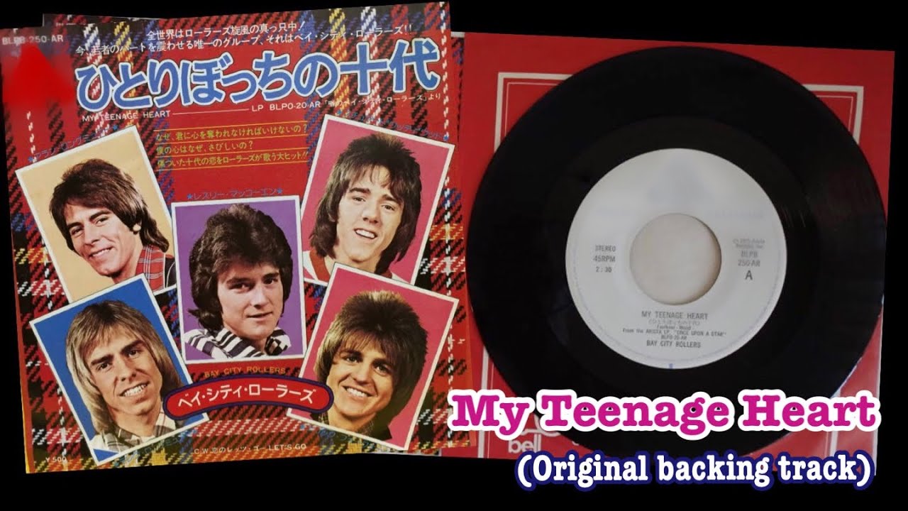 Bay City Rollers - My Teenage Heart (Original backing track with lyrics)