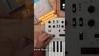 @KorgOfficial #monologue sound snack | Analog Singular | 37. Wave Rave ST | #custom #sounds