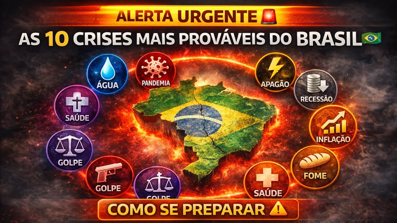 10 Crises Que Podem Atingir o Brasil — Você Está Preparado Para Alguma Delas?