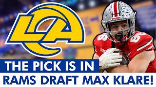 🚨Max Klare Selected By Los Angeles Rams With Pick #61 In 1st Round Of 2026 NFL Draft!