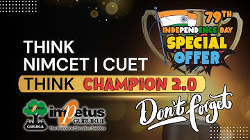 New Batch For #NIMCET #CUET | Champion 2.0 Batch For Freshers | Impetus Gurukul