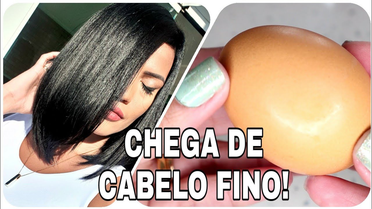 MISTURINHA CASEIRA PARA  ENGROSSAR O CABELO FINO♡ A RECEITA MAIS SIMPLES DO MUNDO!