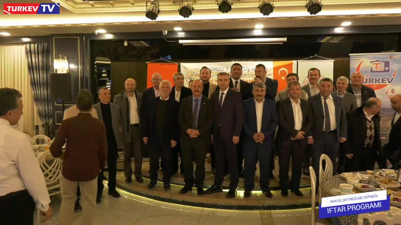 AKKUŞ ORTABÖLME DERNEĞIN IFTAR PROGRAMI