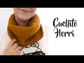 Cómo hacer un cuellito a crochet - Cuellito con textura HERRI