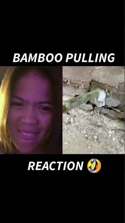 bamboo pulling reaction #Ytshort #ytreaction #tiktokreaction #gergeousgirls