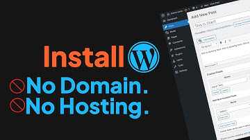 How to Build a WordPress Website for FREE No Hosting, No Domain! 🔥 Step by Step Tutorial 2025