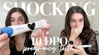 10 DPO Early Pregnancy Test | More Faint Lines | 2024 #infertility