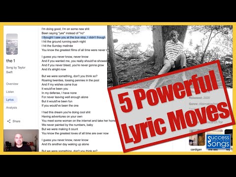 5 Powerful Lyric Moves in Taylor Swift's "the 1"