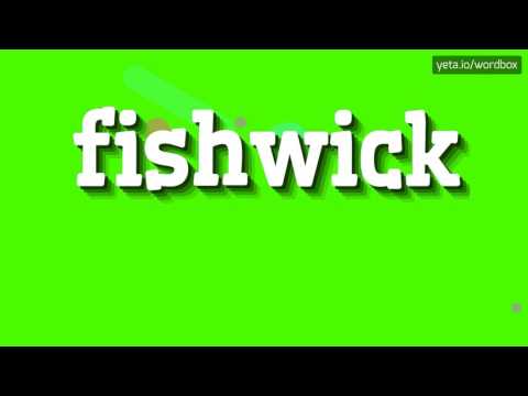 Video: ¿Cómo se pronuncia fyshwick?