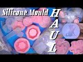 7 SILICONE MOULD HAUL FROM CRASPIRE WITH HAIR STRANDS INCLUDED