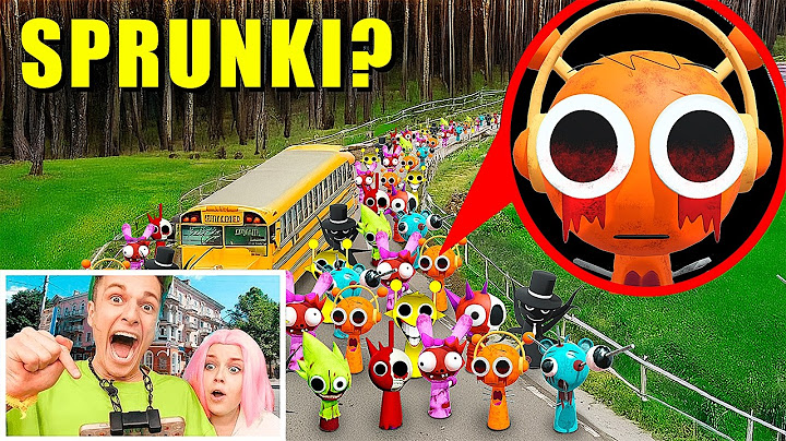 Seriously I FOUND THE EVIL SPRUNKI BUS in real life!!!
