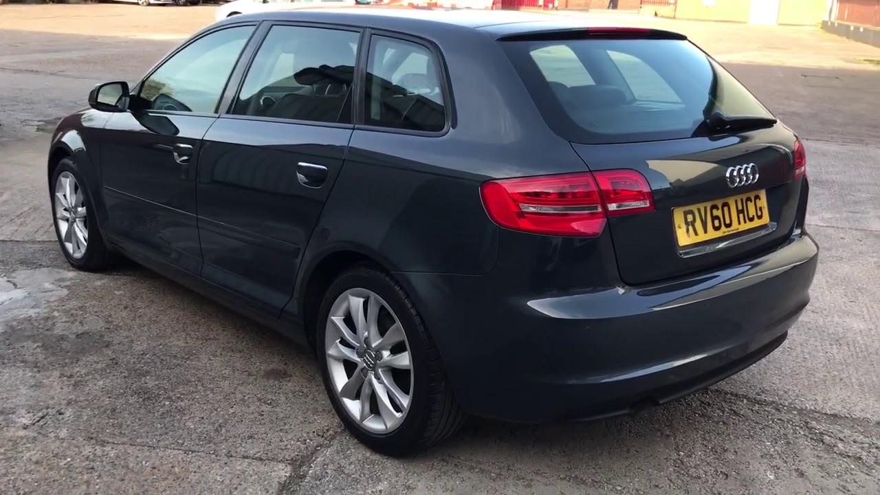 2010 60 AUDI A3 2.0TDI SPORT SPORTBACK 5dr - YouTube