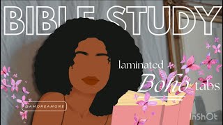BIBLE STUDY | BOHO BIBLE TABS | AMAZON | NEUTRAL COLORS