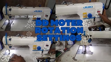 ESDA DIRECT DRIVE MOTER ROTATION SETTING