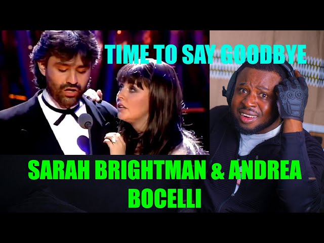 Sara brightman and Andrea bocelli:  TIME TO SAY GOODBYE #REACTION# class=