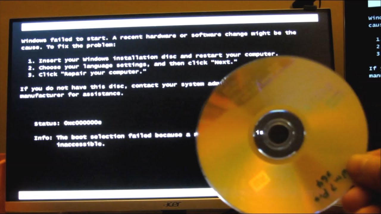 Fix Cloned Drive that Boot for -