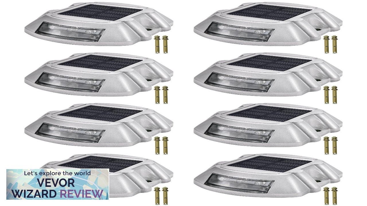 VEVOR Driveway Lights Solar Driveway Lights with Screw Solar Deck Lights Outdoor Review
