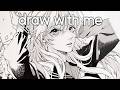 drawing in a comic art style ✧ let’s spend a quiet time together!
