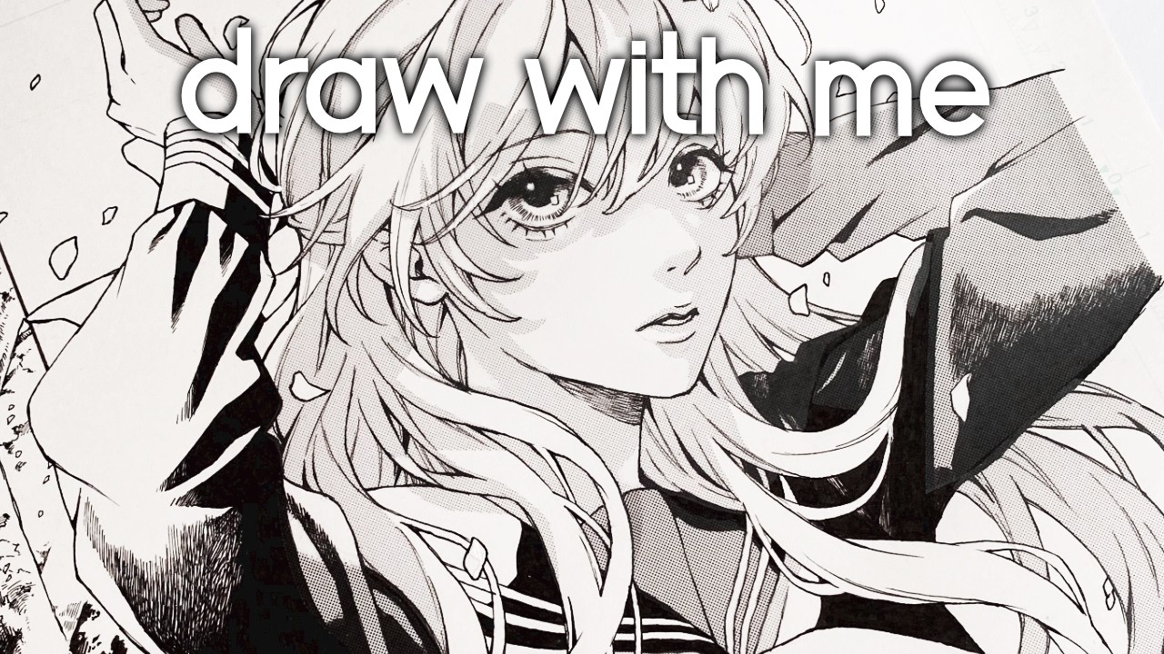drawing in a comic art style ✧ let’s spend a quiet time together!