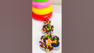 🦚🦚 Oddly Satisfying Reverse Beads ASMR | Hypnotic Visual Calm #reverse #asmr #viral #shorts #beads